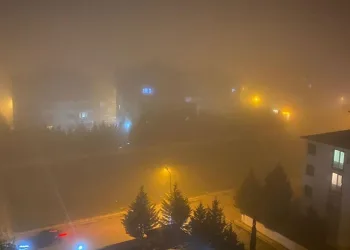 Yenişehir’de sis etkili oldu