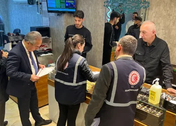 Bursa’da kuyumculara şok baskın: 82 kuyumcuya ceza