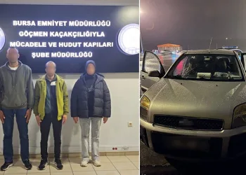 Bursa’da kaçakçılık operasyonu: 8 kaçak göçmen yakalandı