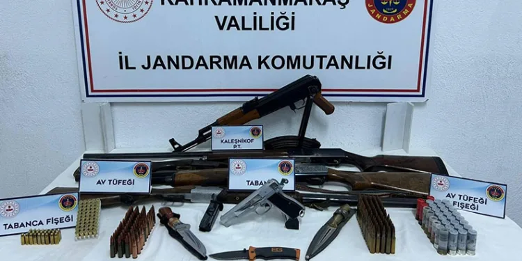 Kahramanmaraş’ta kalaşnikov ele geçirildi: 1 tutuklama
