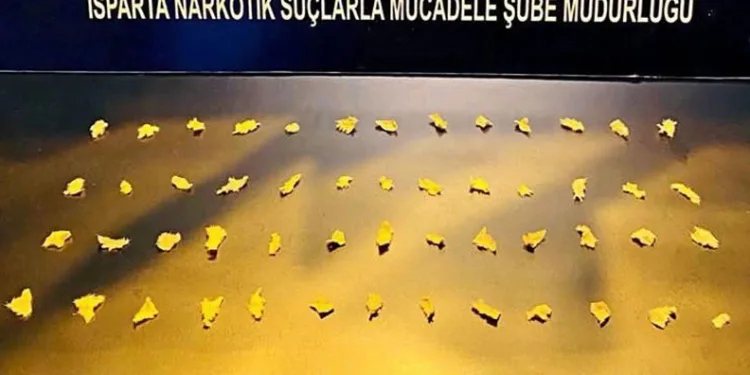 Isparta’da uyuşturucu ele geçirildi: 2 şüpheliye adli işlem