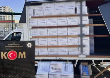 Bursa’da 3 milyon 410 makaron ele geçirildi