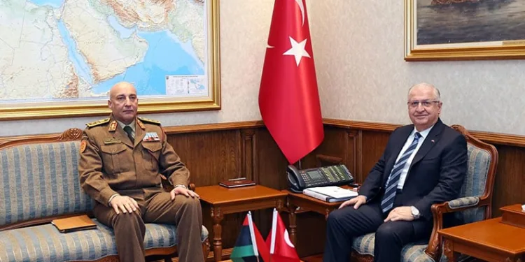 Bakan Güler, Libya Genelkurmay Başkanı Al-Haddad’ı kabul etti