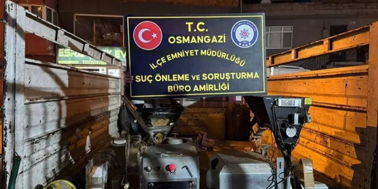 Bursa’da 283 bin adet kaçak sigara ele geçirildi