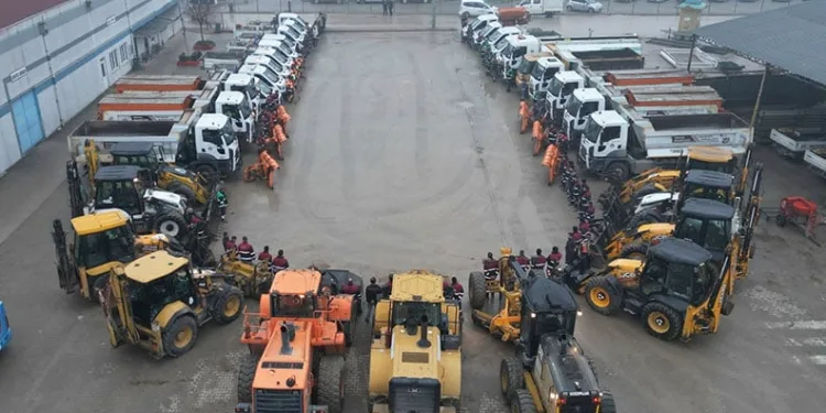 İnegöl Belediyesi’nde kış hazırlıkları tamam
