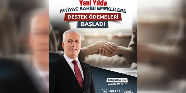 Büyükşehir’den emeklilere yeni yıl desteği