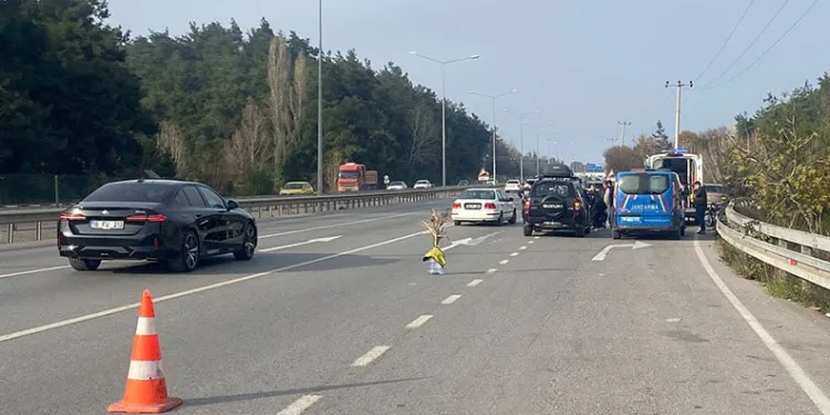 Bursa-Mudanya yolunda bisikletli kazası: 1 yaralı