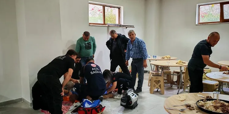 Nefes borusuna yemek kaçan yaşlı adamdan acı haber