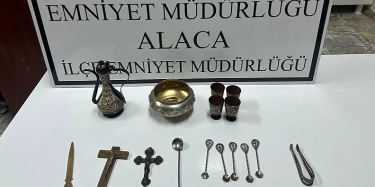 Çorum’da tarihi eser operasyonu: 1 gözaltı