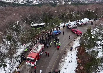 Kocaeli’de belediye otobüsü şarampole uçtu: 22 yaralı