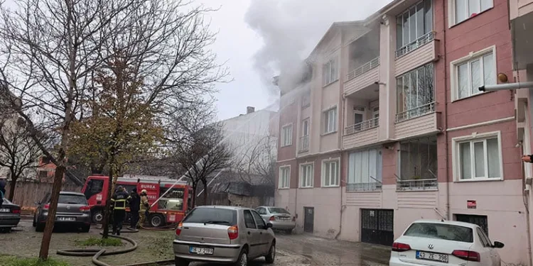 Bursa’da yangın: Çocuklar tahliye edildi, kediler kurtarıldı