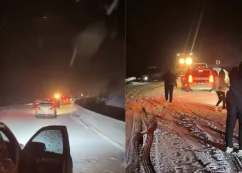 Bursa’da Kış Festivali’ne yoğun katılım trafiği felç etti