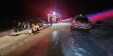 Malatya’da 2 bin rakımda dam üstlerinde kar mesaisi