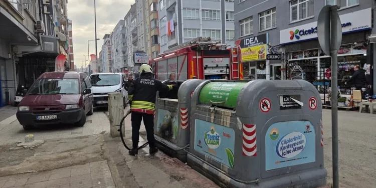 Sinop’ta motosiklet tamirhanesinde yangın: 1 yaralı