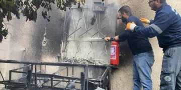 Sinop’ta motosiklet tamirhanesinde yangın: 1 yaralı