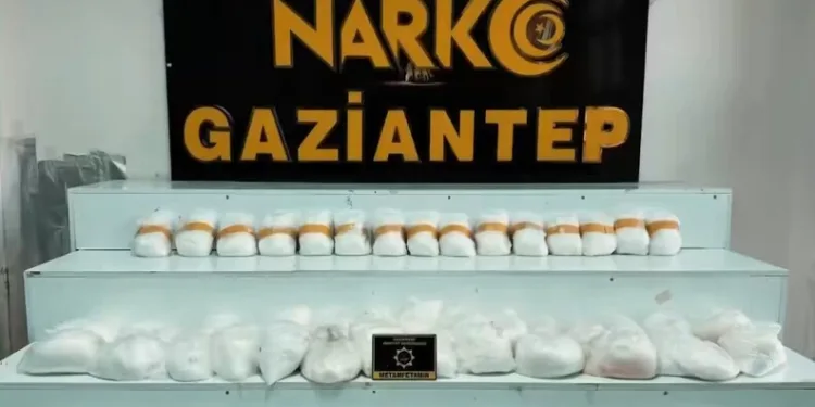 Gaziantep’te 2025’te 612 kilo uyuşturucu madde ele geçirildi