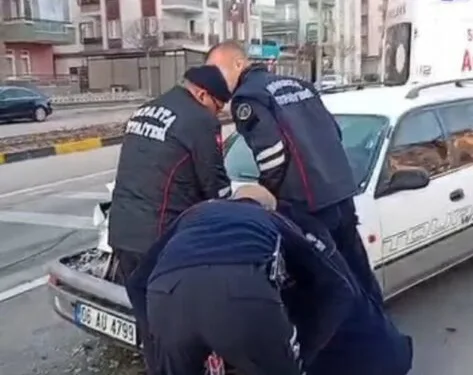 Serik’te devrilen kamyonetin sürücüsü ağır yaralandı