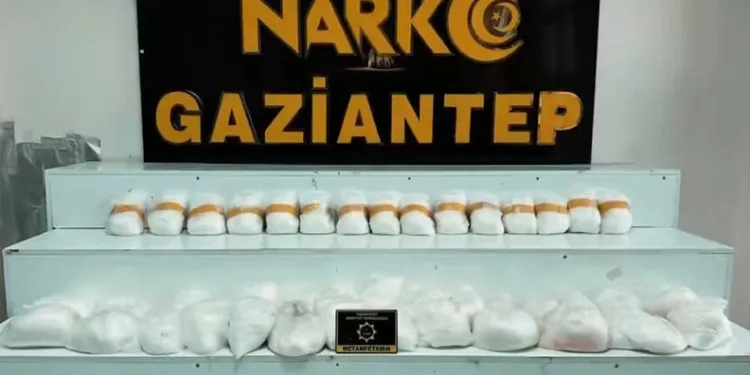 Gaziantep’te 2025’te 612 kilo uyuşturucu madde ele geçirildi