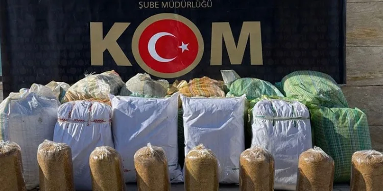Yozgat’ta 650 kilo tütün ele geçirildi