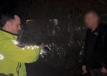 Bursa’da trafik polisinin alkollü sürücüyle imtihanı