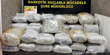 İzmir’de uyuşturucu operasyonu: 65 kilo skunk ele geçirildi