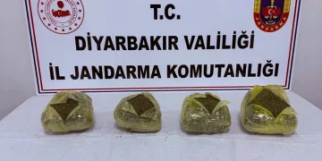 Diyarbakır’da 28 kilo esrar ele geçirildi