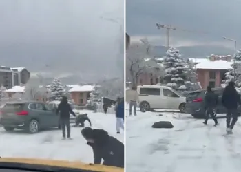 Bursa’da kayan araç vatandaşların arasına daldı