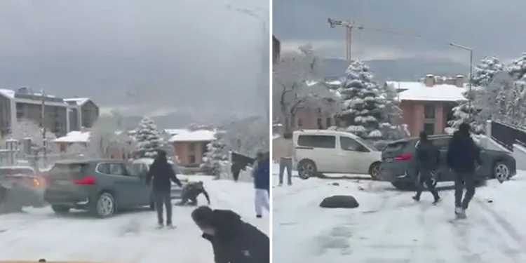 Bursa’da kayan araç vatandaşların arasına daldı