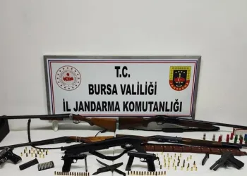 Bursa’da ruhsatsız silah operasyonu
