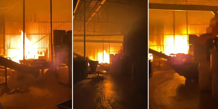 Bursa’da bir palet fabrikasında daha yangın
