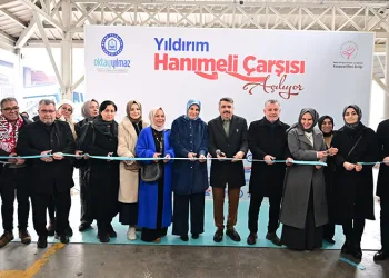 Yıldırım’a hanımeli çarşısı açıldı
