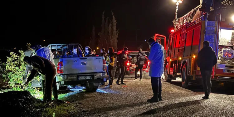 Antalya’da araç içinde yanmış ceset bulundu
