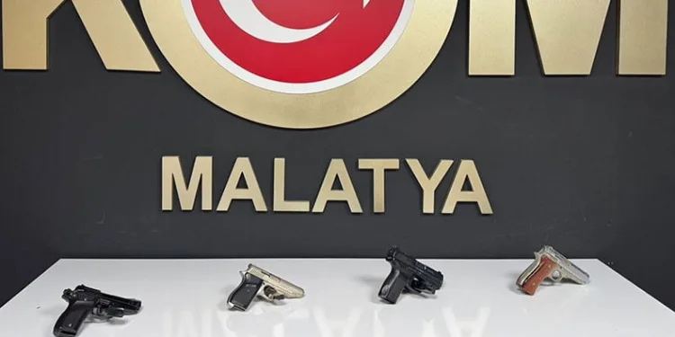 Malatya’da ruhsatsız silah operasyonu