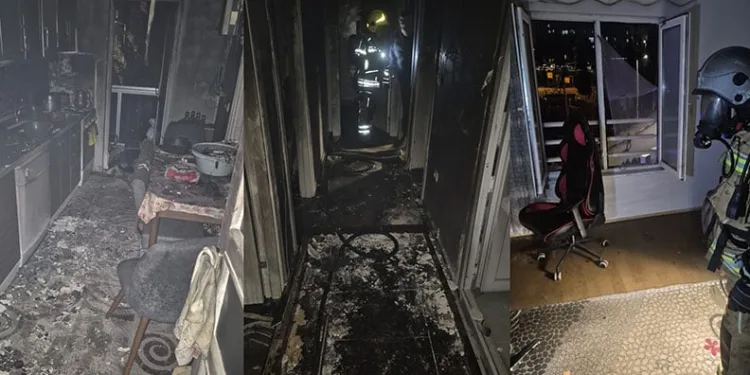 Bursa İtfaiyesi’nden yangına hızlı müdahale