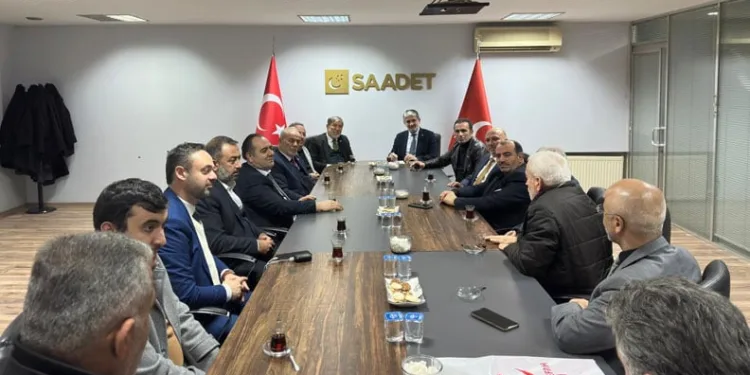 Yeniden Refah Partisi’nden Saadet Partisi Bursa İl Başkanlığı’na İade-i Ziyaret