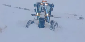 Kars’ta 119 köy yolu ulaşıma kapalı