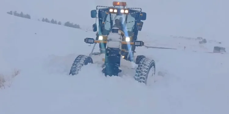 Kars’ta 119 köy yolu ulaşıma kapalı