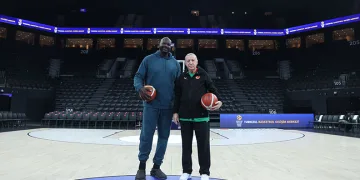 Cumhurbaşkanı Erdoğan, Shaquille O’Neal ile basketbol oynadı