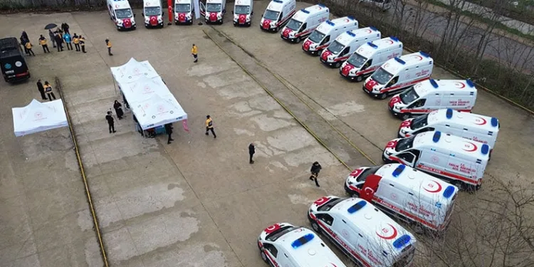 Bursa’ya 17 adet acil ambulansı