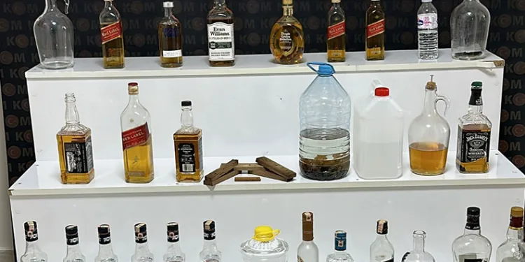 Kırşehir’de kaçak alkol ele geçirdi