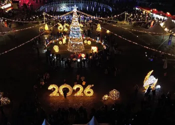 Bursa Yeni Yıl Meydanı’nda yılbaşı coşkusu