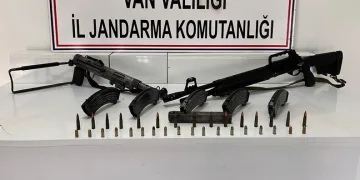 Van’da silah ve mühimmat ele geçirildi