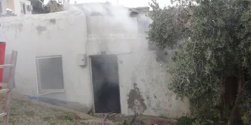 Mersin’de ev yangını