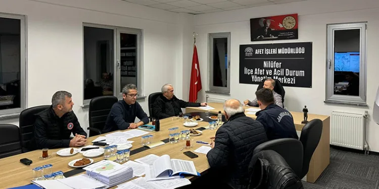 Nilüfer’de afetlere karşı hazırlık tatbikatı