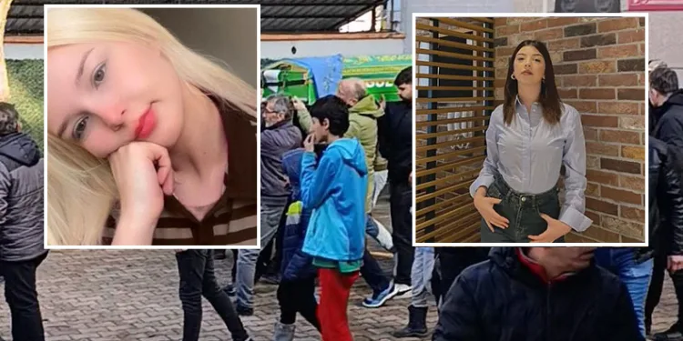 Bursa’da kazada hayatını kaybeden 2 genç kıza veda