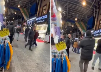 Tarihi Kapalı Çarşı’da çatılar uçtu