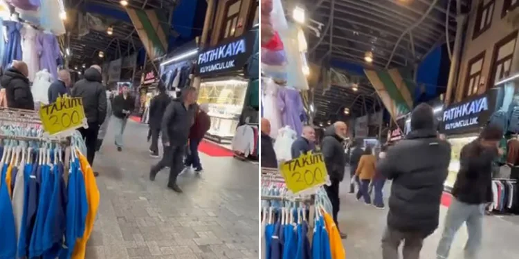 Tarihi Kapalı Çarşı’da çatılar uçtu