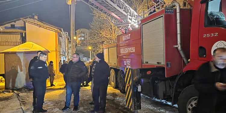 Çorum’da sobadan çıkan yangın ölüme neden oldu