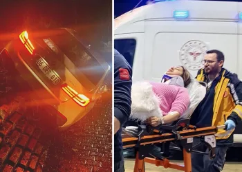 BURSA’DA EHLİYETSİZ SÜRÜCÜ, PARK HALİNDEKİ ARAÇLARA ÇARPTI: 8 ÖĞRENCİ YARALANDI