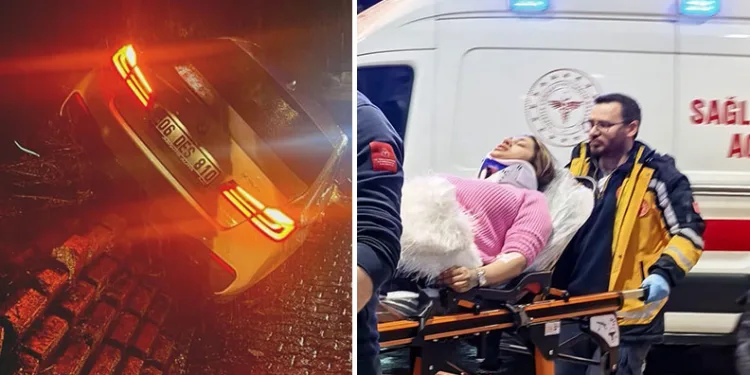 BURSA’DA EHLİYETSİZ SÜRÜCÜ, PARK HALİNDEKİ ARAÇLARA ÇARPTI: 8 ÖĞRENCİ YARALANDI